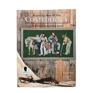 Vintage Fighting Men of the Confederacy Cross Stitch Design Pamphlet Civil War